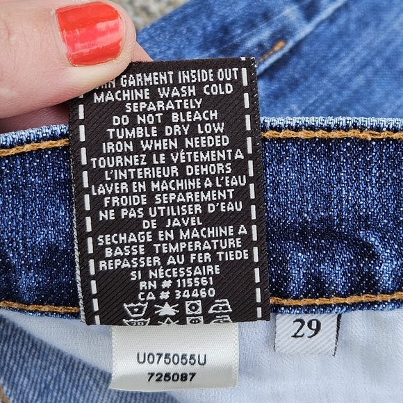 7 For All Mankind Bootcut Stretch Jeans Medium Wash Style#U07500U Womens Size 29 - Picture 8 of 16